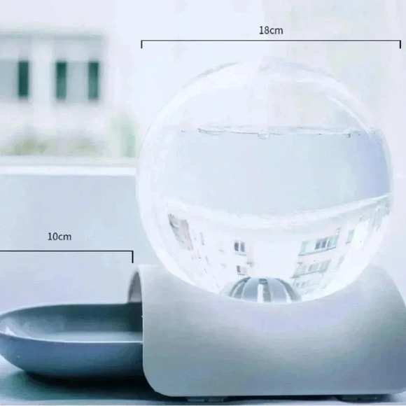 Pet Water Dispenser, 2.8L‎ Automatic Gravity cat or dog minimalist modern NIB - Picture 2 of 4